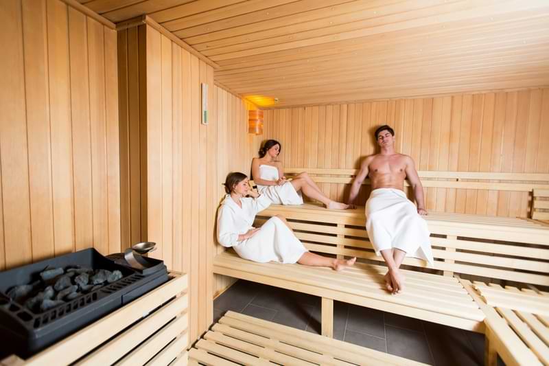 finnische Sauna im Garten